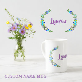 Stylish Personalized Mug - Chic Gift Idea for Her ボーンチャイナマグカップ