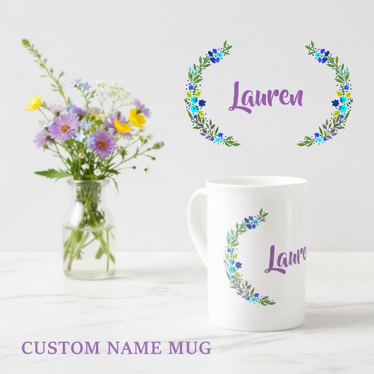 Stylish Personalized Mug - Chic Gift Idea for Her ボーンチャイナマグカップ