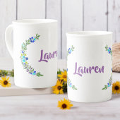 Stylish Personalized Mug - Chic Gift Idea for Her ボーンチャイナマグカップ