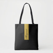 Stylish Personalized Name Custom Carry Tote Bag トートバッグ (正面)