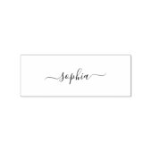 Stylish Personalized Rubber Stamp with Your Name ラバースタンプ (押印)