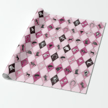 Stylish Pink Equestrian Diamond Pattern