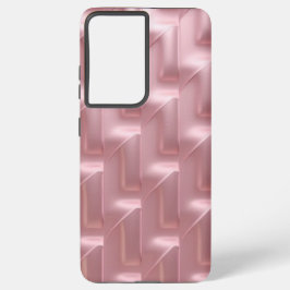 Stylish Pink Geometric Pattern Samsung Galaxy Case S21 Ultraケース