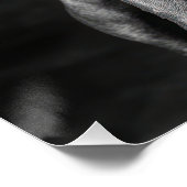 Stylish Pitbull with Hat and Sunglasses ポスター (コーナー)