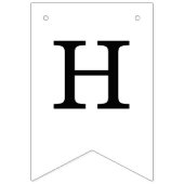 Stylish Police Kids Birthday バンティングフラッグ (第2の旗)