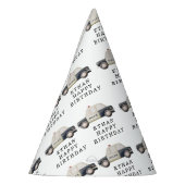 Stylish Police Kids Birthday パーティーハット (左)