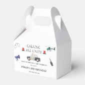 Stylish Police Kids Birthday フェイバーボックス (裏面サイド)