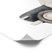 Stylish Police Kids Birthday  ポスター (角)