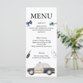 Stylish Police Kids Birthday メニュー (スタンド正面)