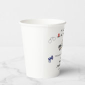 Stylish Police Kids Birthday 紙コップ (右)