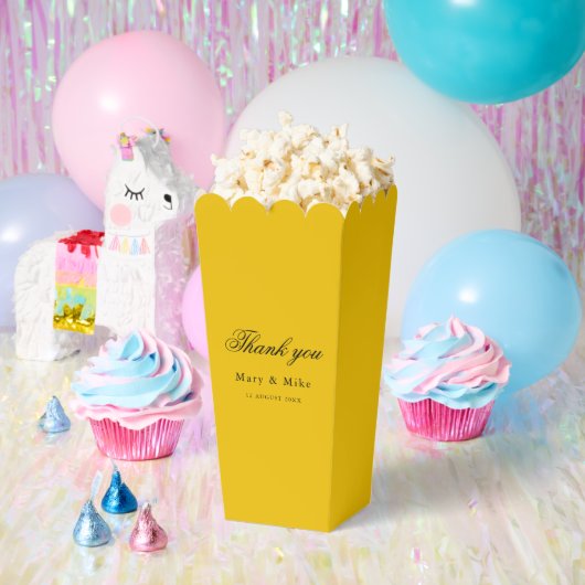 Stylish Popcorn Favor Box for Any Celebration フェイバーボックス (パーティー)
