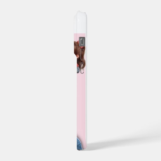 Stylish Printed Phone Case_Protect in Trendy Style iPhoneケース (左側面)