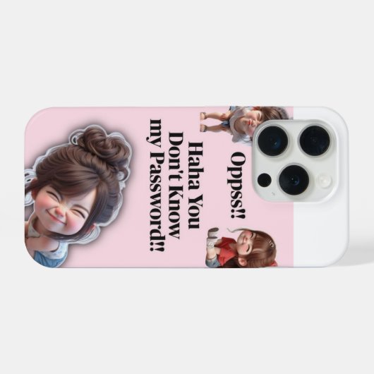 Stylish Printed Phone Case_Protect in Trendy Style iPhoneケース (裏面横)