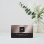 Stylish Professional CPA Accountant 名刺 (スタンド正面)