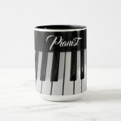  Stylish Professional Pianist  マグカップ (中央)