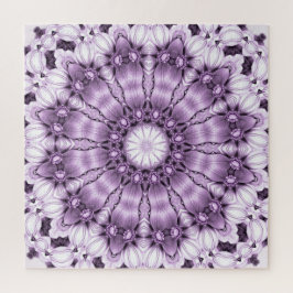 Stylish Purple Flowers Jigsaw Puzzle ジグソーパズル