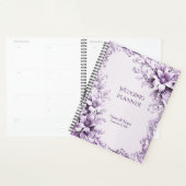 Stylish Purple Flowers Planner プランナー手帳 (ディスプレー)