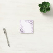 Stylish Purple Flowers Post it Notes ポストイット (オフィス)