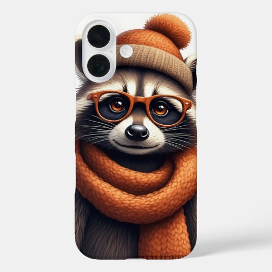 Stylish Raccoon Case-Mate iPhoneケース (裏面)