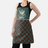 Stylish Red & Cream Tartan – Perfect for Cooking エプロン (インサイチュ)
