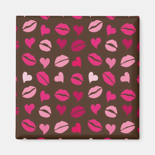 Stylish Red Heart Love Gift for Valentine’s Day マグネット (正面)