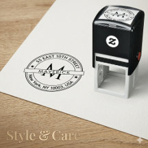 Stylish Return Address Self Inking Stamp Mailing