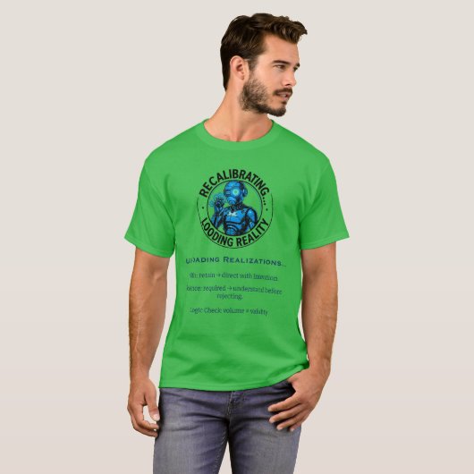 Stylish Robots Reality Check Tシャツ (正面フル)