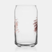 Stylish Shiny Bronze Business Logo Guest ガラス缶 (右)