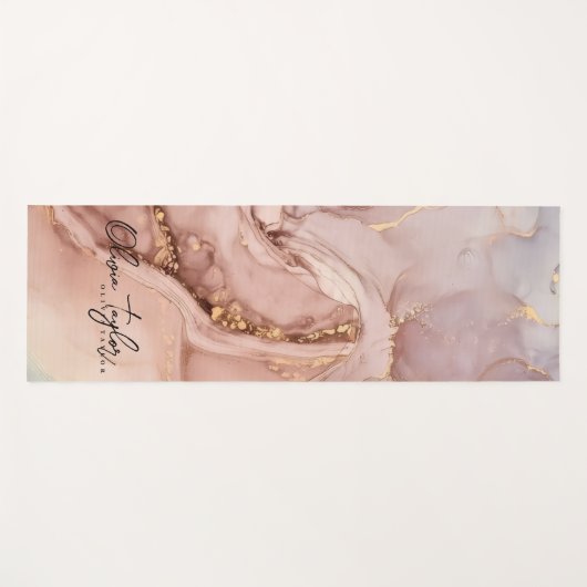 Stylish Soft Beige  ヨガマット (正面(横))