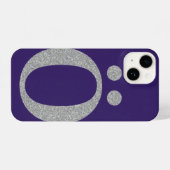  Stylish, sparkly purple phone case. iPhoneケース (裏面横)