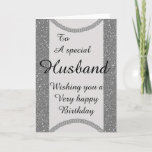 Stylish special husband Birthday card シーズンカード<br><div class="desc">Stylish special husband birthday card</div>