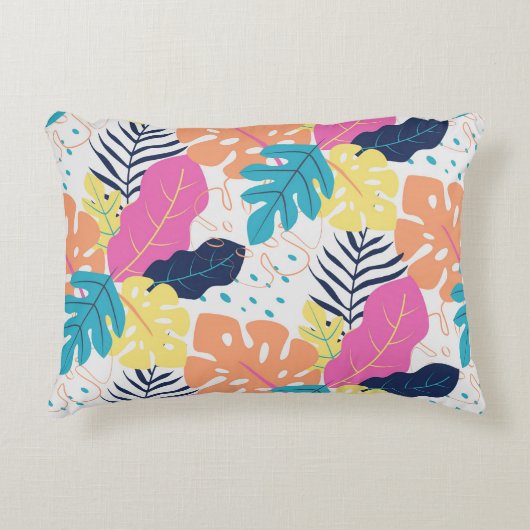 Stylish Spectrum Throw Pillow アクセントクッション (正面)