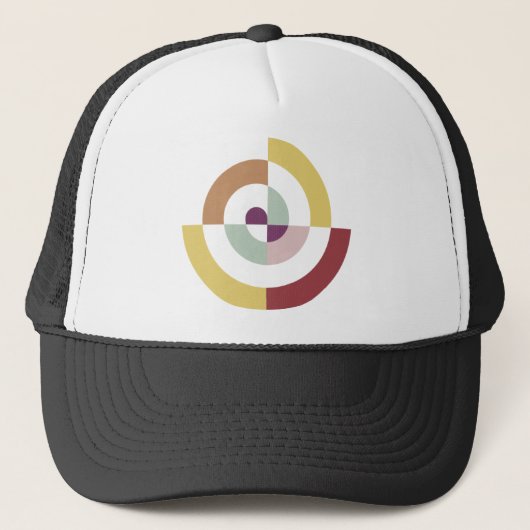 Stylish Spiral Design キャップ (正面)