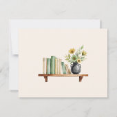 Stylish Stacked Books Multipurpose Flat ノートカード (裏面)