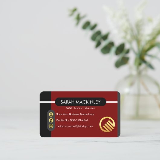 Stylish Startup Global Enterprise 名刺 (スタンド正面)