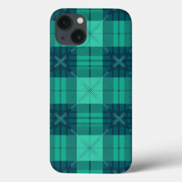 Stylish Tartan Plaid Green iPhone / iPad case iPhone 13ケース