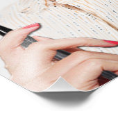 Stylish Trendy Portrait フォトプリント (角)