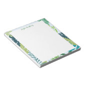 Stylish Typography Personalized Name Aesthetic ノートパッド (アングル)