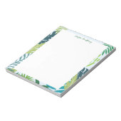 Stylish Typography Personalized Name Aesthetic ノートパッド (回転)