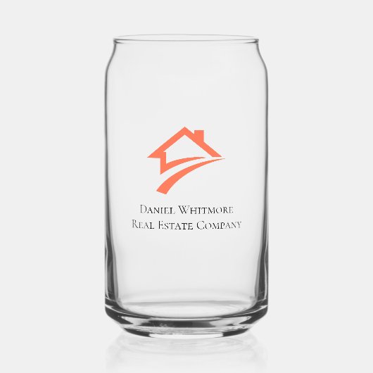 Stylish Unique Real Estate Agent ガラス缶 (正面)