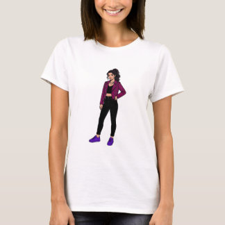 Stylish Urban Girl Fashion Graphic Tee Tシャツ