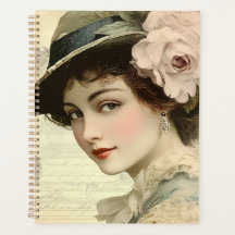 stylish vintage young lady