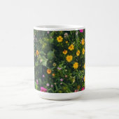 Stylish Watercolor Floral Pattern コーヒーマグカップ (中央)