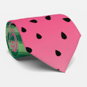Stylish Watermelon Summer Fruit ネクタイ (ロール)