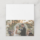 stylish wedding invitation and wedding celebration プレイスカード (外部開封)