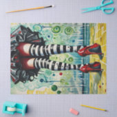 Stylish Witch - Ruby Heels - Striped Stockings 薄葉紙 (クラフト)