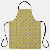 Stylish Yellow Geometric Design Apron エプロン (正面)