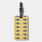 Stylish Yellow Luggage Tag ラゲッジタグ (正面縦)