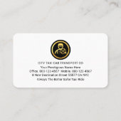 Stylish Your Name Monogram Driving  名刺 (裏面)