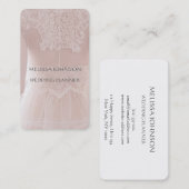 StylistパーソナライズされたウェディングプランナーBusiness Cart 名刺 (正面/裏面)